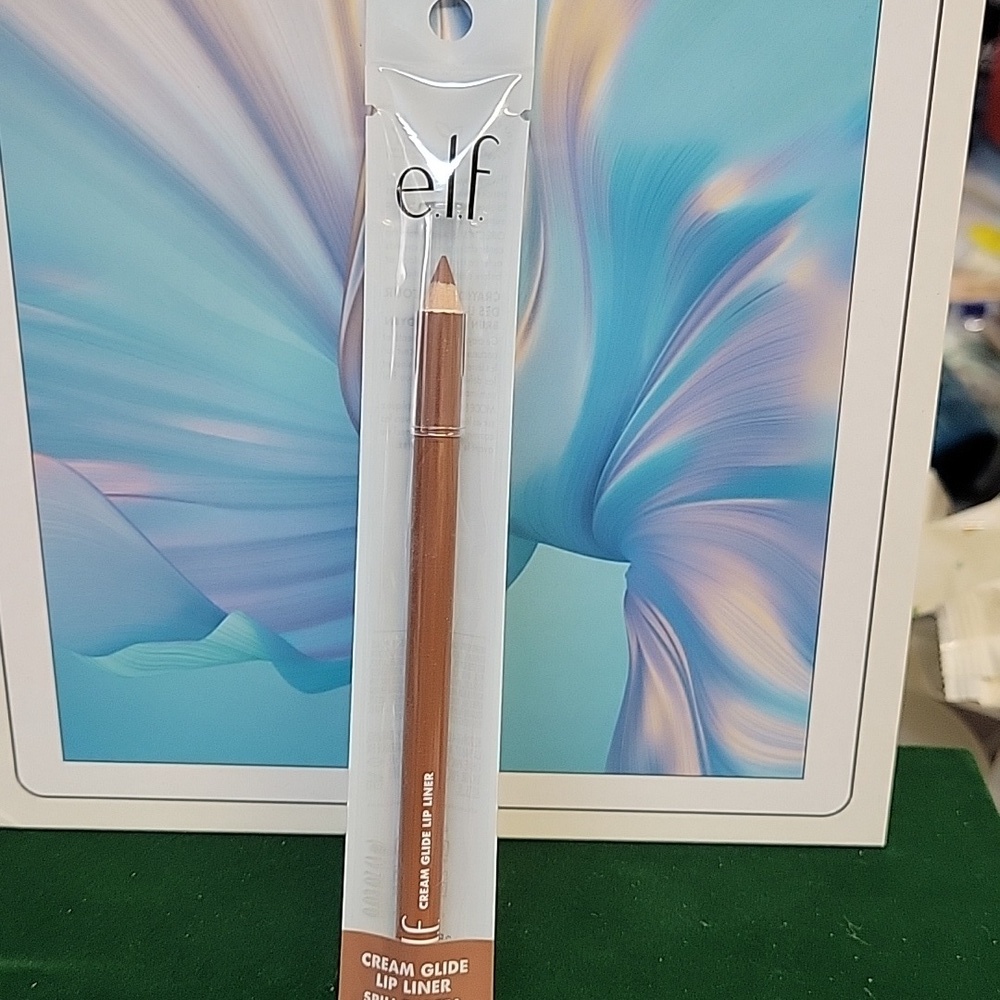 e.l.f. Lip liner Pencil Cream Glide Spill The Tea Med Warm Brown New Sealed Pkg